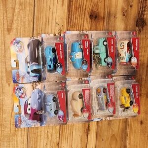 DISNEY Cars Toys Pixar Mattel On the Road Color Changers Lot Bundle